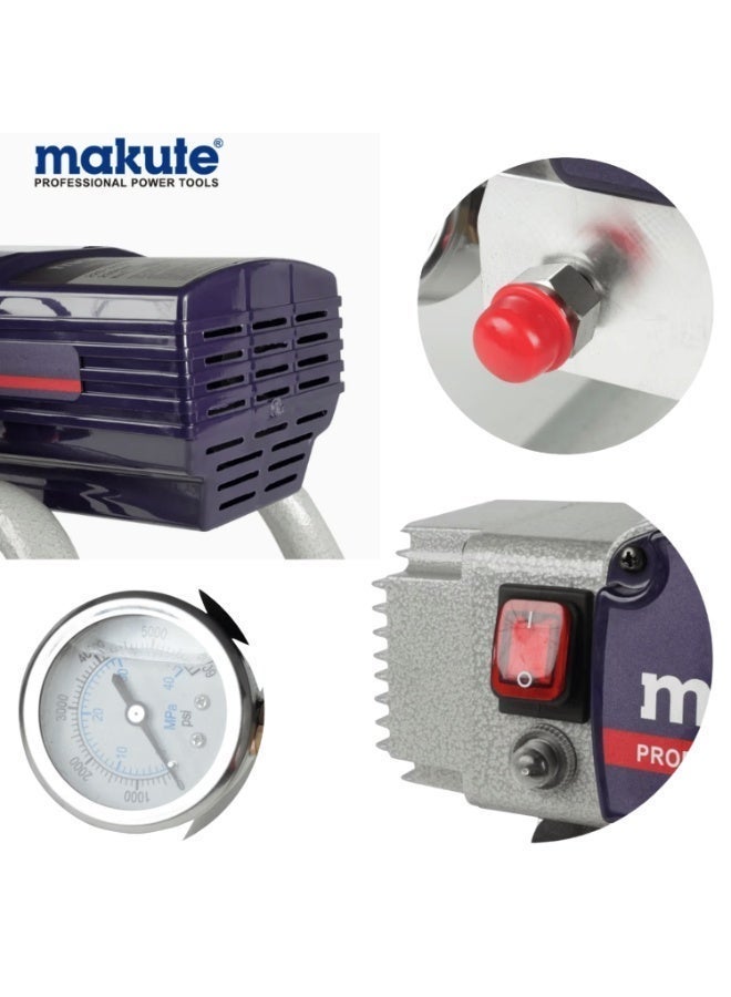 ماكيوت جهاز رش طلاء عالي الضغط بدون هواء، 1800 واط، 230 بار، ماكينة رش كهربائية، معدل تدفق 1.8 لتر/دقيقة، تغطية واسعة 250 مم للجدران والطلاءات، PS121-230 - Image 5